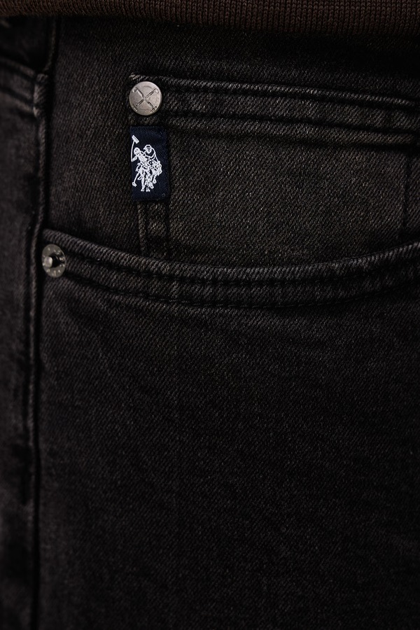 Джинси relaxed fit чоловічі U.S. Polo Assn. RELAXED FIT колір чорний фото 4