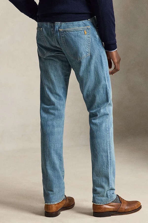 Джинси skinny чоловічі Polo Ralph Lauren колір блакитний