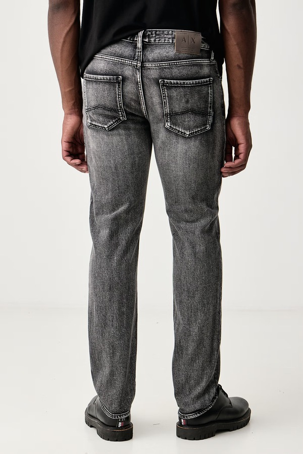 Джинси slim fit чоловічі Armani Exchange колір сірий фото 3