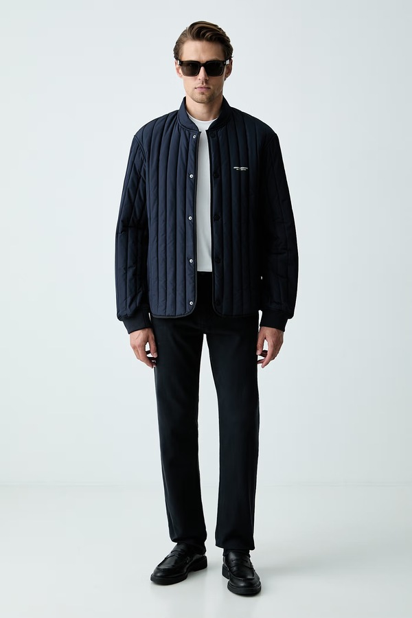 Джинси slim fit чоловічі Armani Exchange колір темно-синій