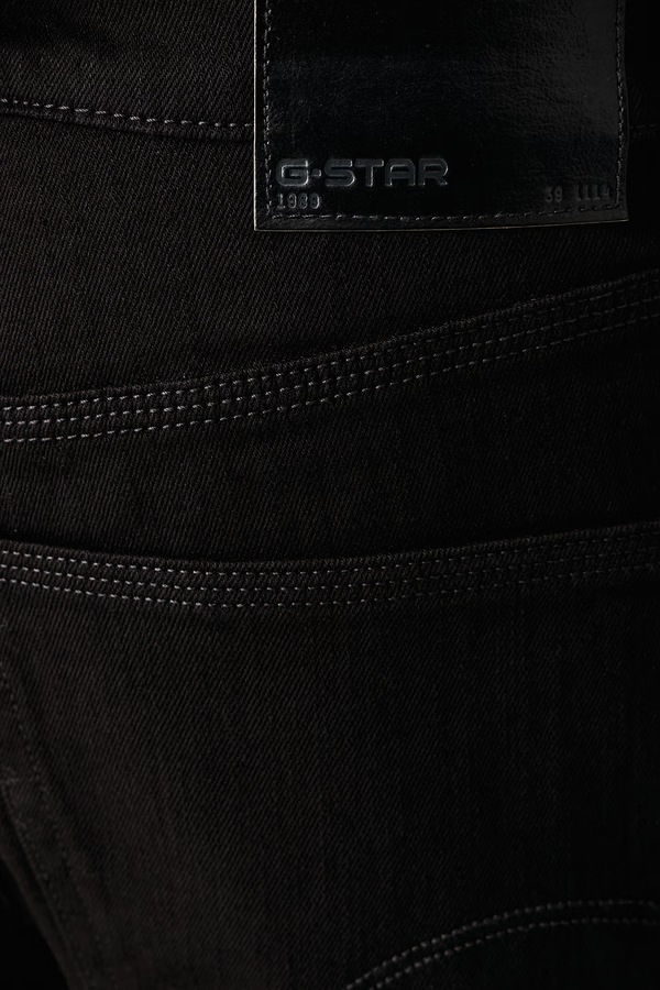 Джинси slim taper чоловічі G-Star Streem Slim Tapered колір чорний фото 4