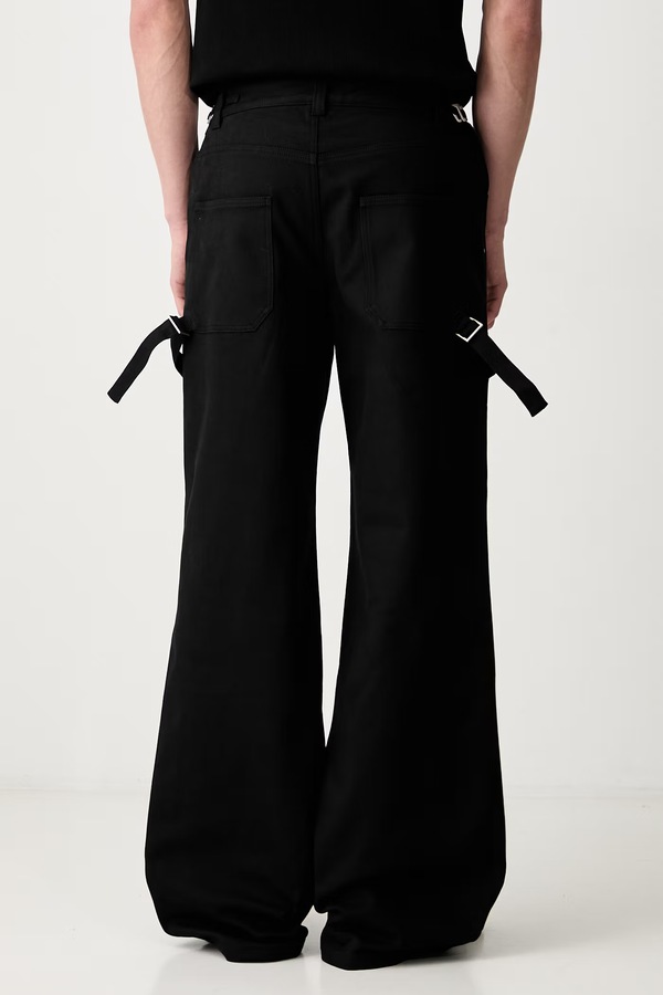 Джинси relaxed fit чоловічі HELIOT EMIL колір чорний фото 3