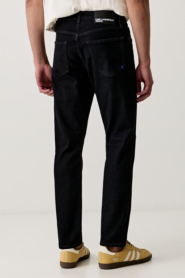Джинси slim fit чоловічі Karl Lagerfeld Jeans колір темно-синій фото 2