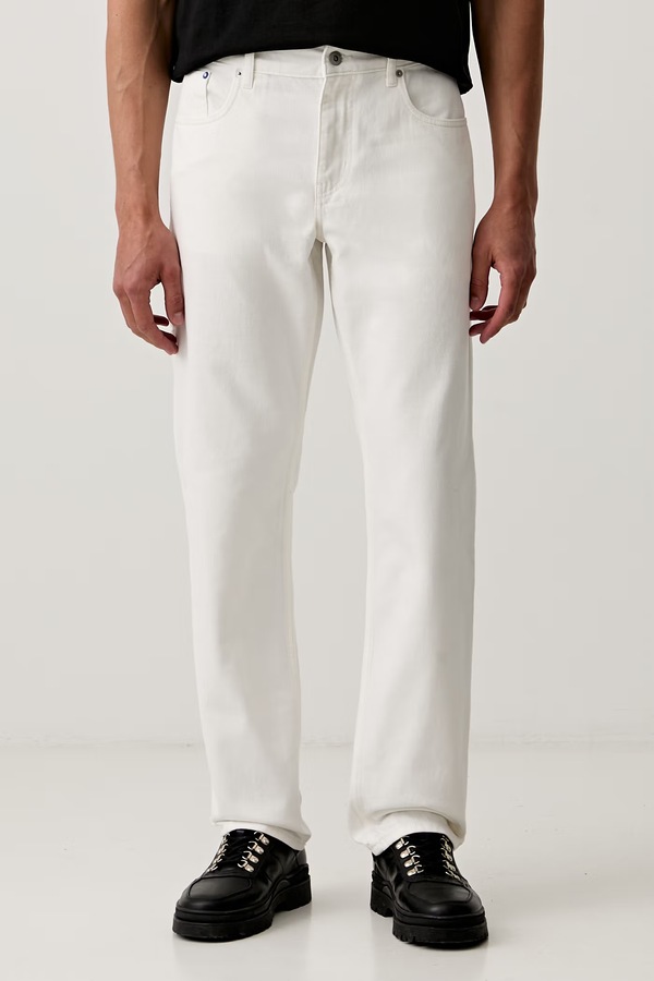 Джинсы straight мужские Karl Lagerfeld Jeans цвет белый