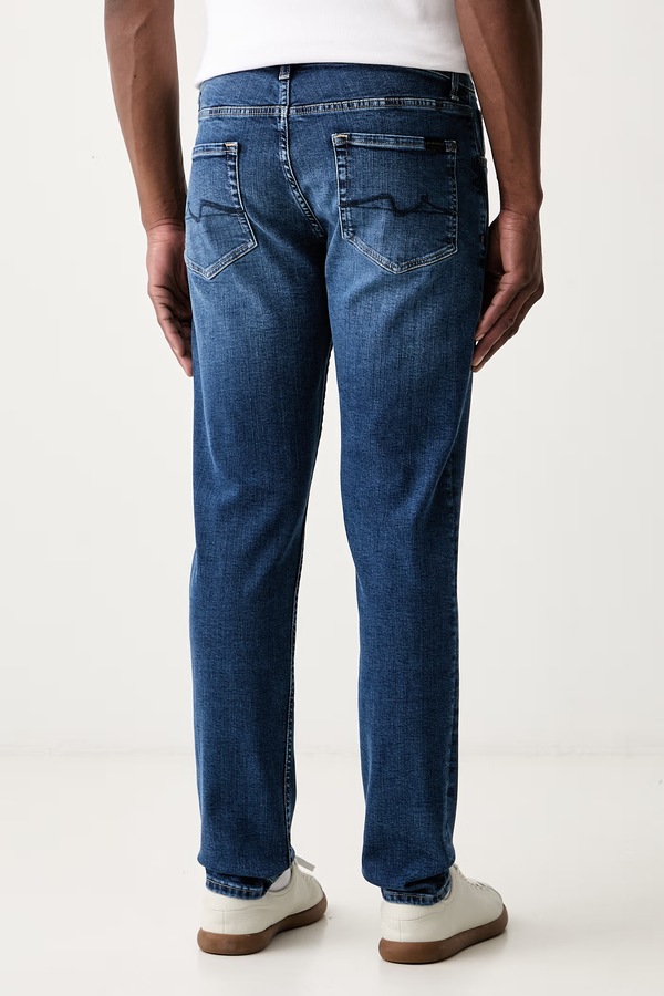 Джинси slim taper чоловічі 7 FOR ALL MANKIND колір блакитний фото 2