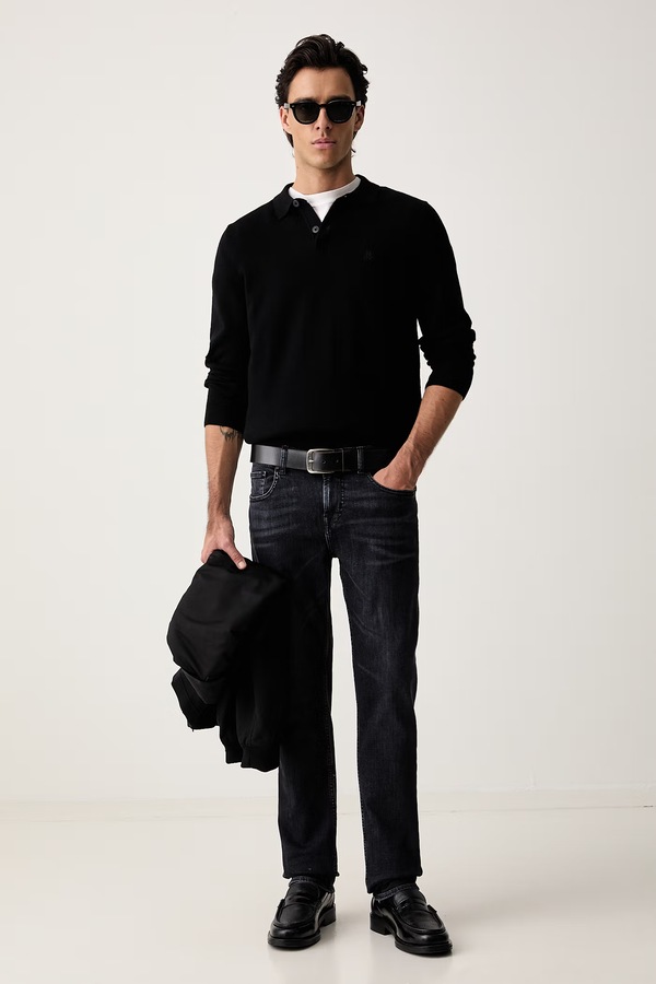 Джинси slim fit чоловічі 7 FOR ALL MANKIND колір сірий