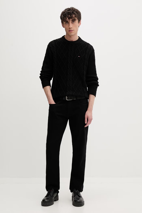 Джинси slim fit чоловічі Guess Jeans колір чорний