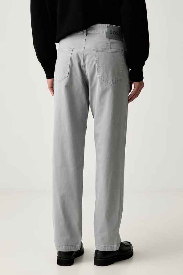 Джинси relaxed fit чоловічі BOSS Orange Skye_Hybrid колір сірий фото 2