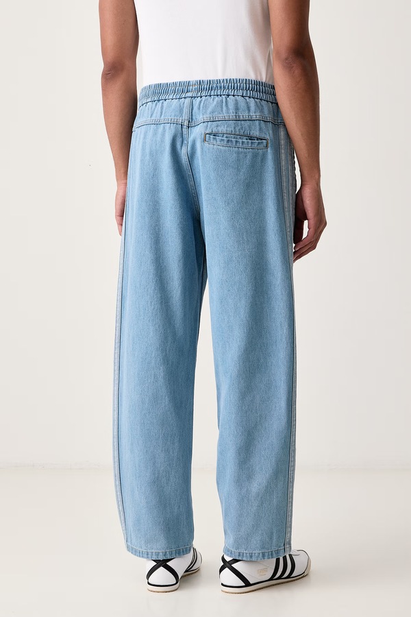 Джинси regular чоловічі adidas Denim Pack колір блакитний фото 3
