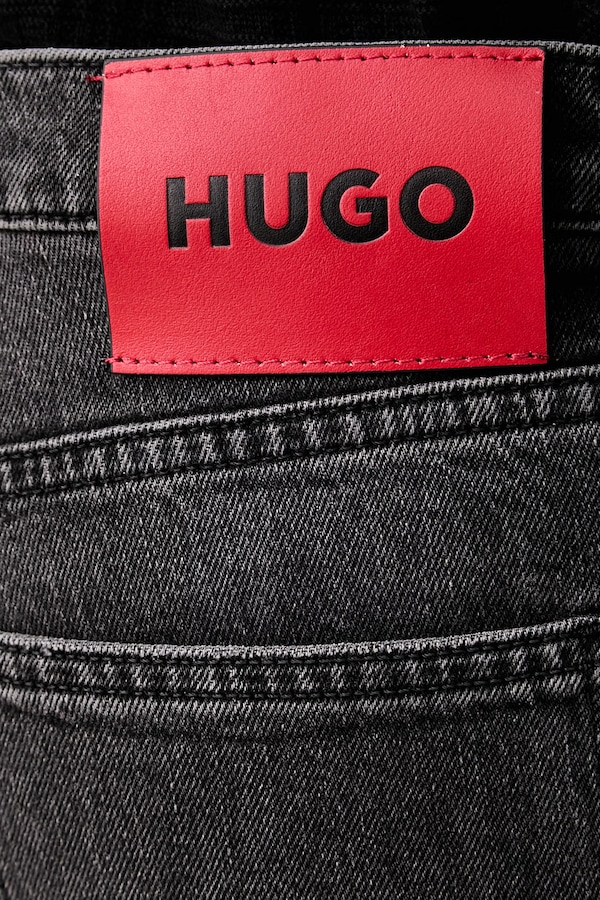 Джинси extra slim чоловічі HUGO колір сірий фото 4