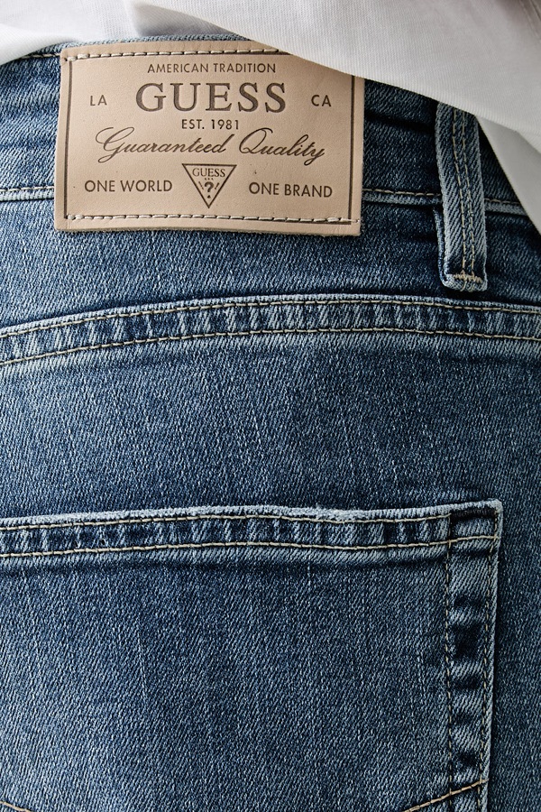 Джинси slim fit чоловічі Guess ANGELS колір блакитний фото 4