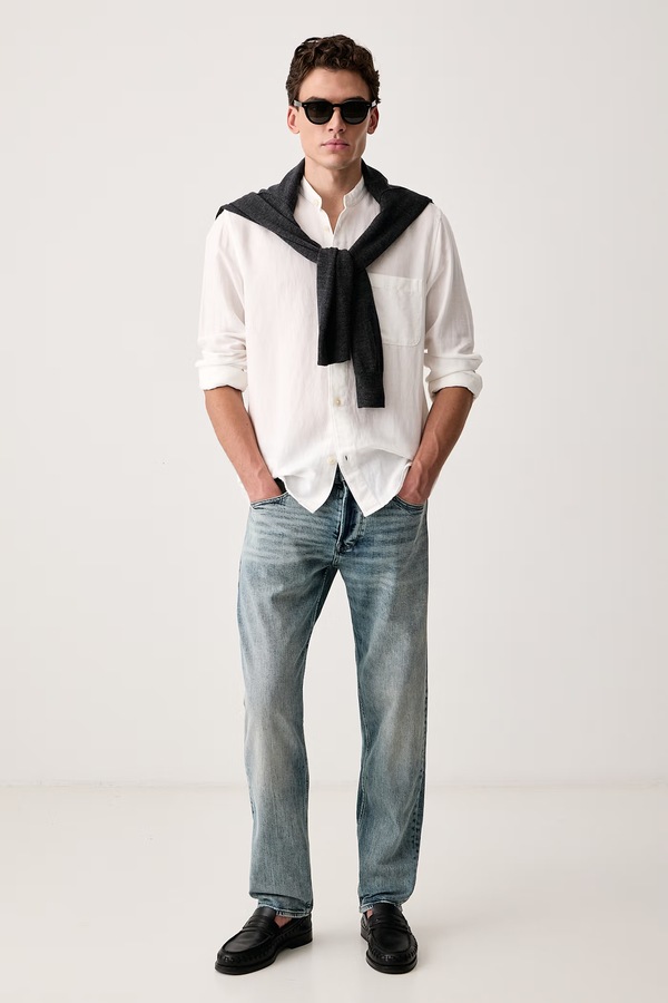 Джинси чоловічі G-Star Streem Slim Tapered колір блакитний