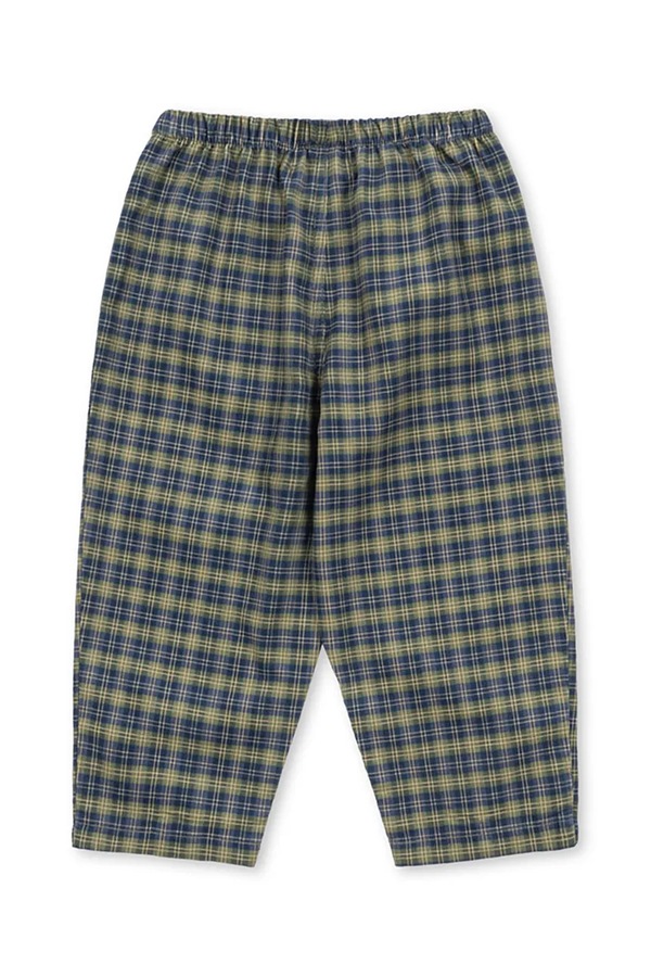 Штани дитячі бавовняні Konges Sløjd CARA PANTS GOTS колір блакитний фото 3