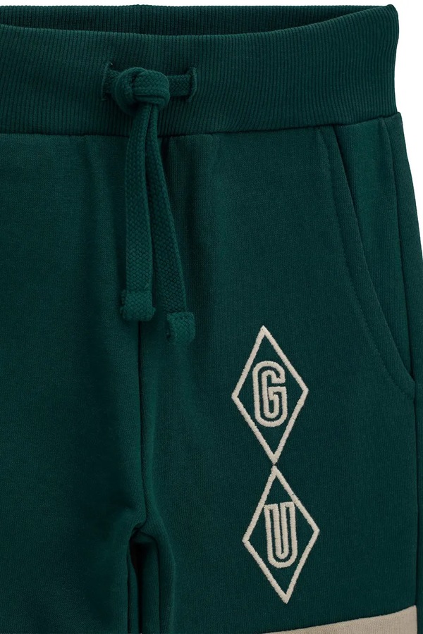 Спортивні штани дитячі Guess колір зелений фото 2