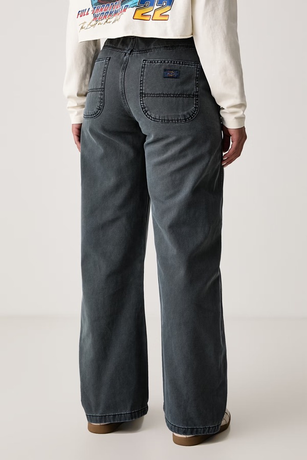 Джинси жіночі Dickies колір сірий фото 3