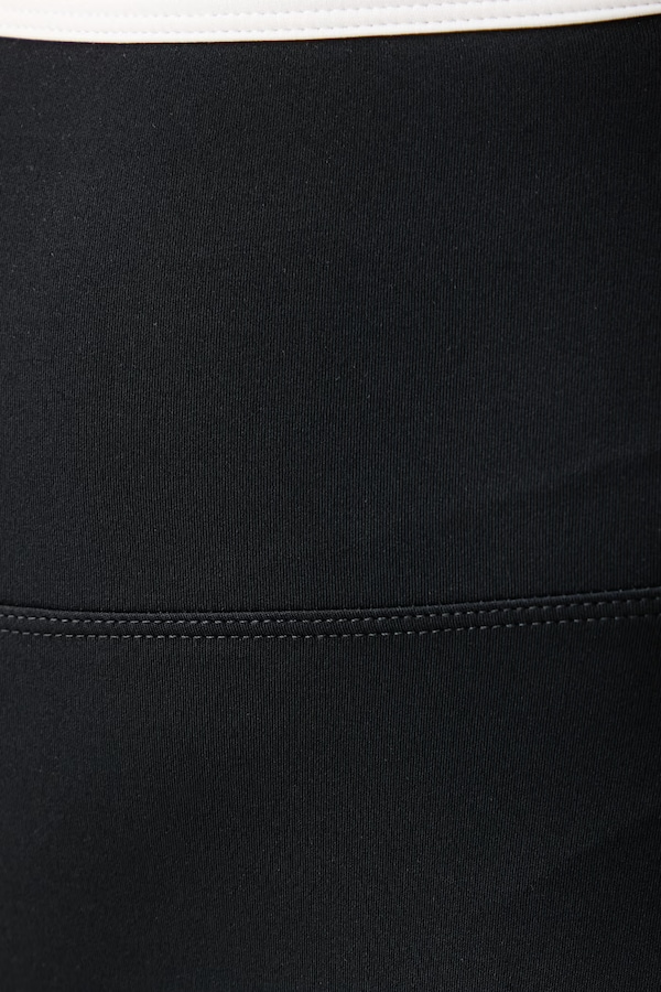 Легінси жіночі Le Privé VARSITY FLARE колір чорний фото 4