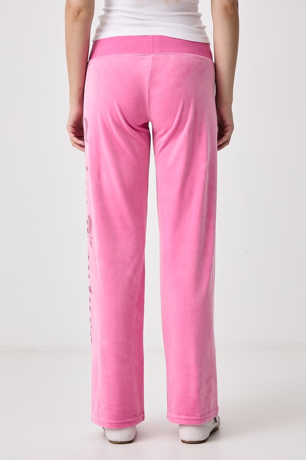 Спортивні штани жіночі Juicy Couture OLD GOTHIC OG STRAIGHT колір рожевий фото 3