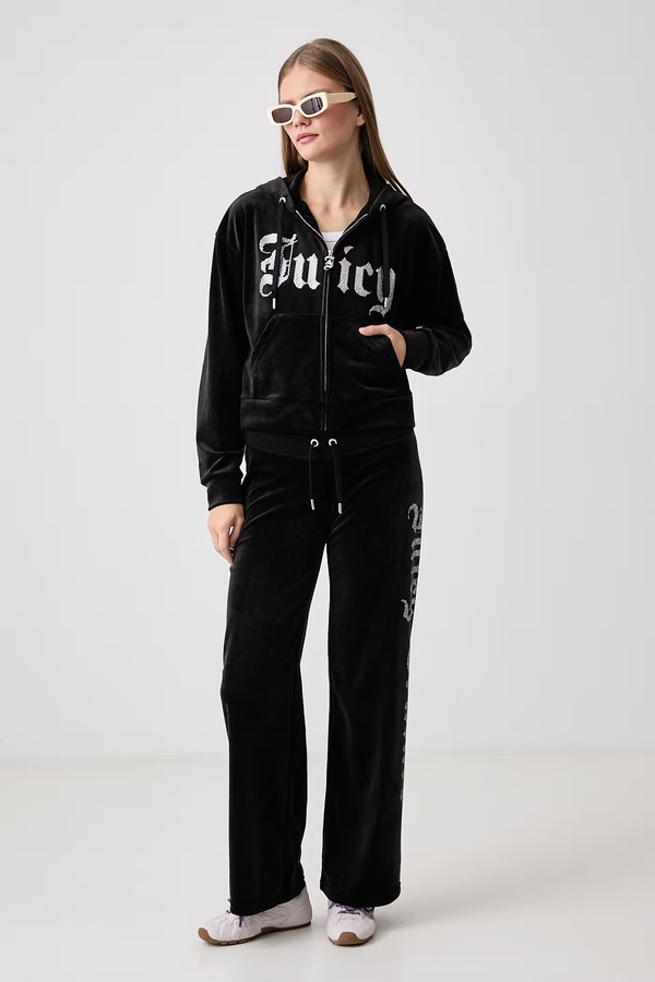 Спортивні штани жіночі Juicy Couture OLD GOTHIC OG STRAIGHT колір чорний фото 2
