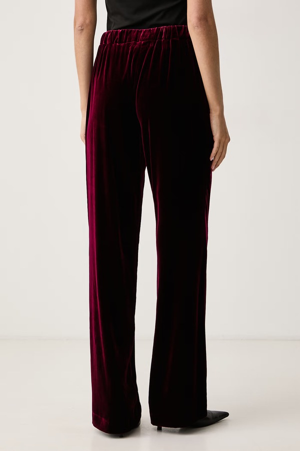 Штани wide leg жіночі з додаванням шовку Luisa Spagnoli Offida фото 3