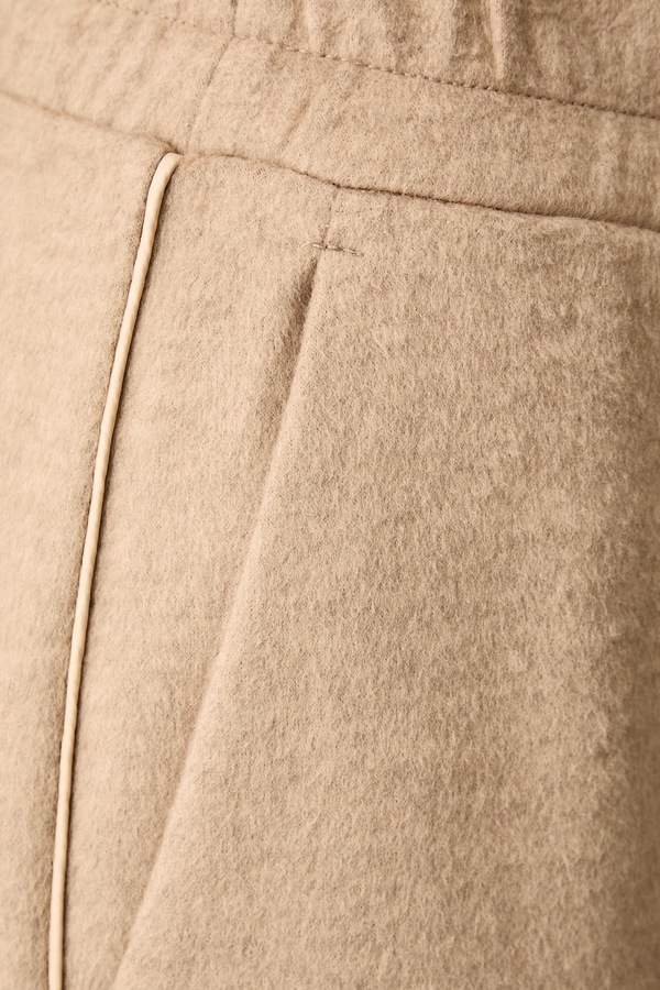Спортивні штани жіночі з додаванням вовни Weekend Max Mara WKDTENDA колір бежевий фото 4