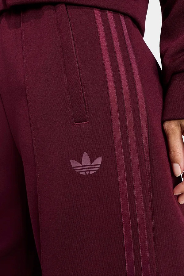 Спортивні штани жіночі з бавовною adidas Originals Spacer колір бордовий фото 4