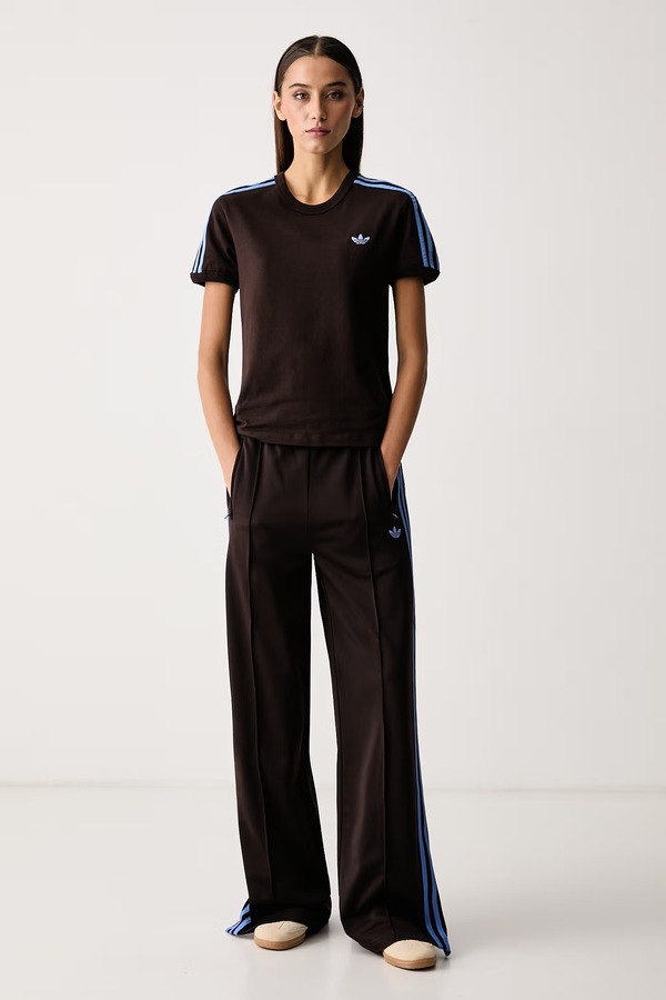 Спортивні штани жіночі adidas Originals Firebird колір коричневий