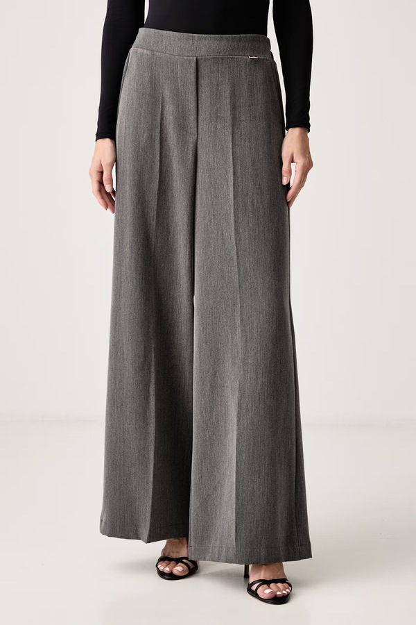 Брюки wide leg женские Fracomina цвет серый