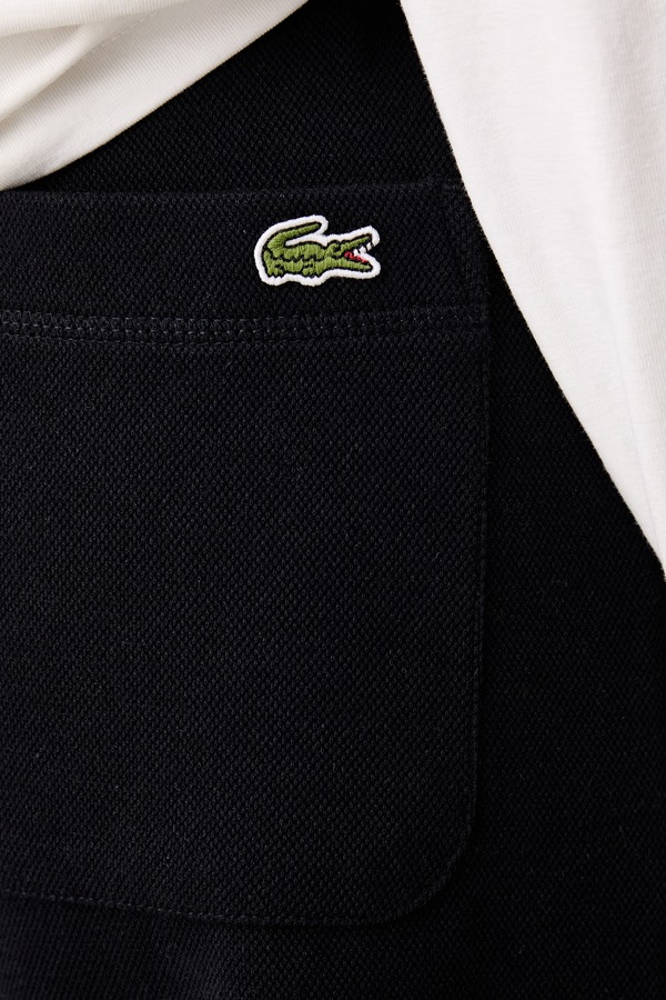 Спортивні штани жіночі з бавовною Lacoste колір темно-синій фото 4