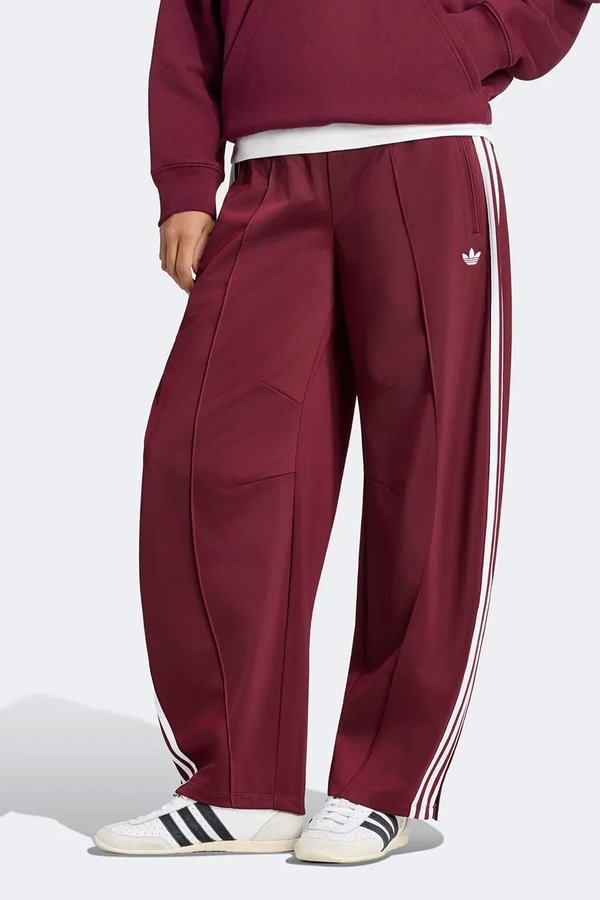 Штани жіночі adidas Originals Firebird Barrel колір бордовий