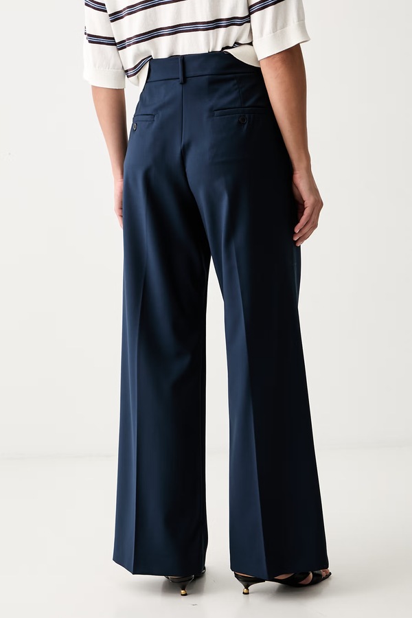 Брюки женские шерстяные Weekend Max Mara WKDVISIVO цвет темно-синий фото 2