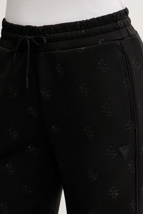Спортивні штани жіночі Guess CALISTA колір чорний фото 4