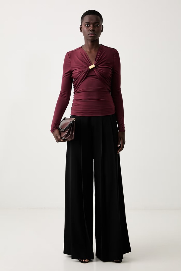 Брюки wide leg женские Marciano by Guess KAMILA цвет черный
