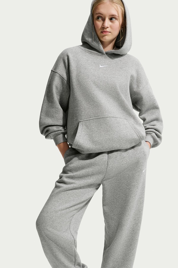 Спортивні штани дитячі з бавовною Nike Sportswear Studio Fleece колір сірий фото 3