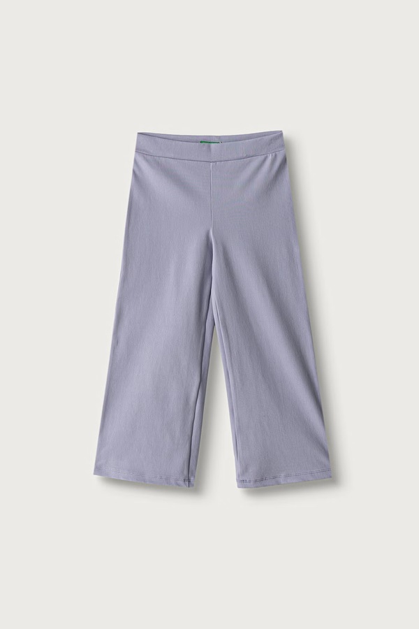 Брюки детские с хлопком United Colors of Benetton цвет фиолетовый