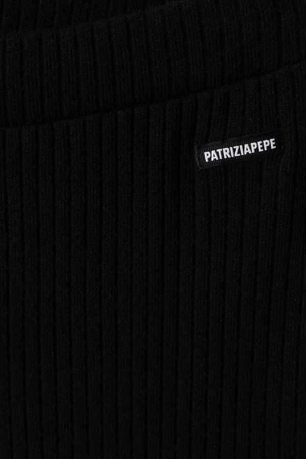 Спортивні штани дитячі з віскозою Patrizia Pepe J0056 колір чорний фото 2