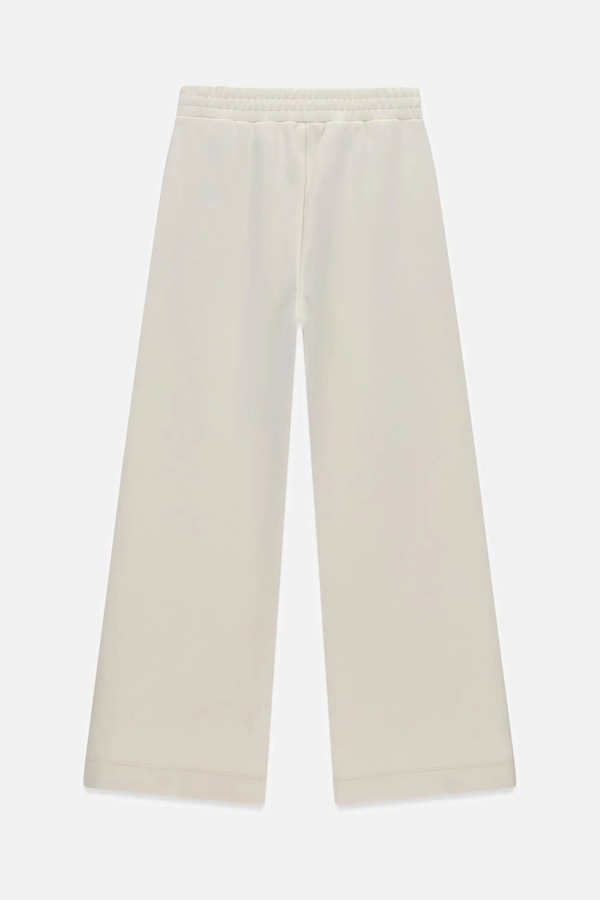 Штани wide leg дитячі з віскозою Guess колір бежевий