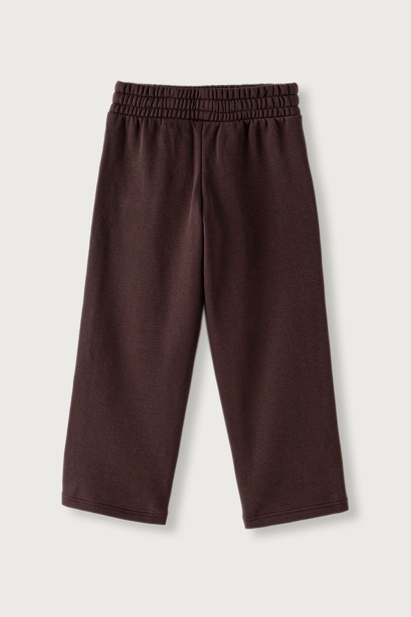 Спортивні штани дитячі з бавовною Puma ESS TAPE Relaxed Sweatpants колір коричневий