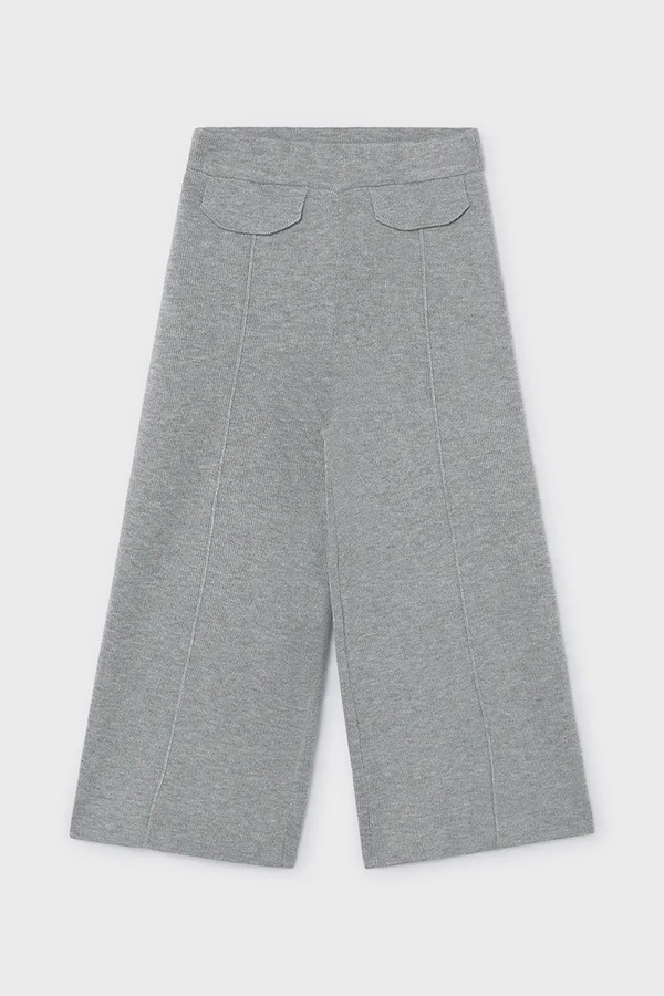 Штани wide leg дитячі Mayoral колір сірий