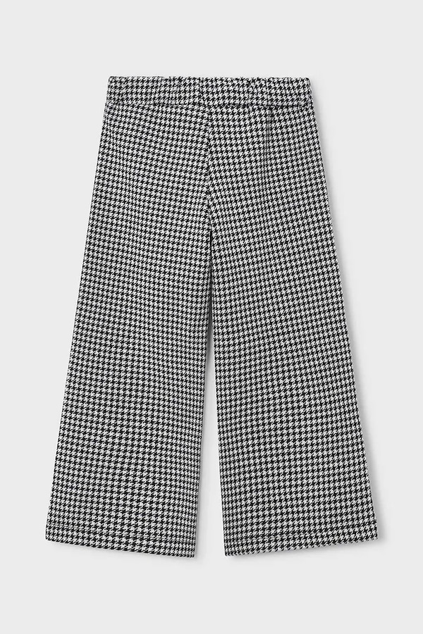 Штани wide leg дитячі Mayoral колір чорний