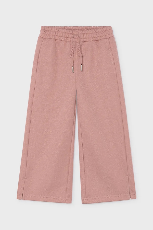 Брюки wide leg детские Mayoral цвет розовый