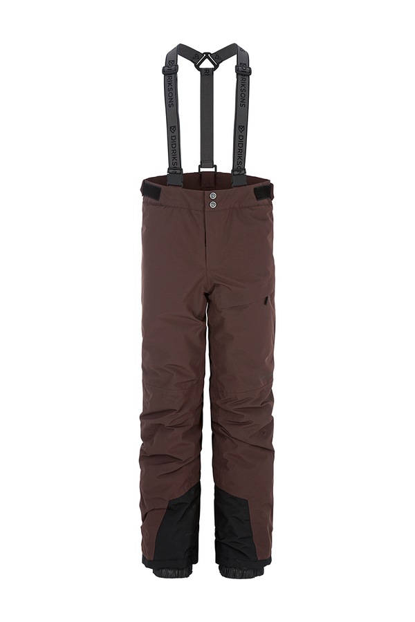 Гірськолижні штани дитячі Didriksons DACIT KIDS PANTS колір коричневий фото 2