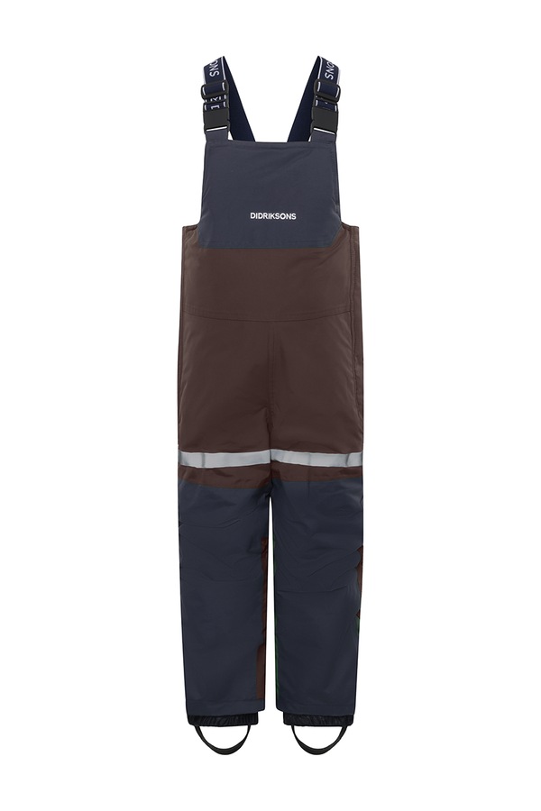 Гірськолижні штани дитячі Didriksons BJÄRVEN K BIB PANT 3 колір коричневий фото 2