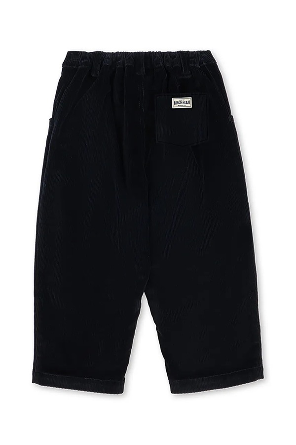 Штани дитячі бавовняні з еластаном Konges Sløjd REMY PANTS GOTS колір темно-синій фото 3