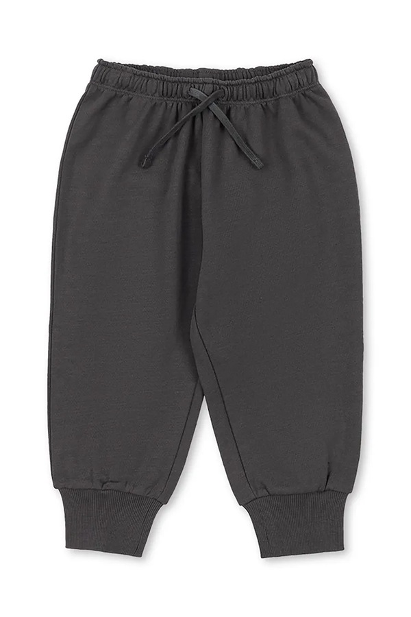 Спортивні штани дитячі з бавовною Konges Sløjd LOU SWEAT PANTS GOTS колір сірий