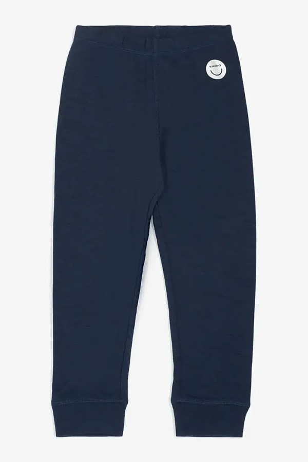 Штани дитячі з додаванням вовни Viking Kids Soft Baselayer Merino Pants колір темно-синій