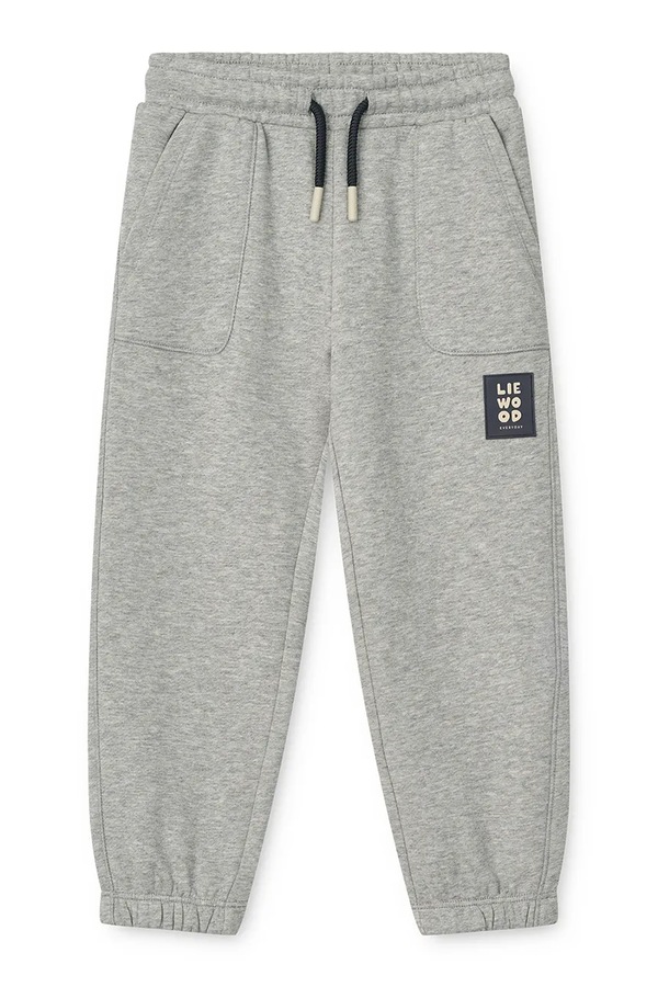 Спортивні штани дитячі бавовняні Liewood Carey Sweatpants колір сірий
