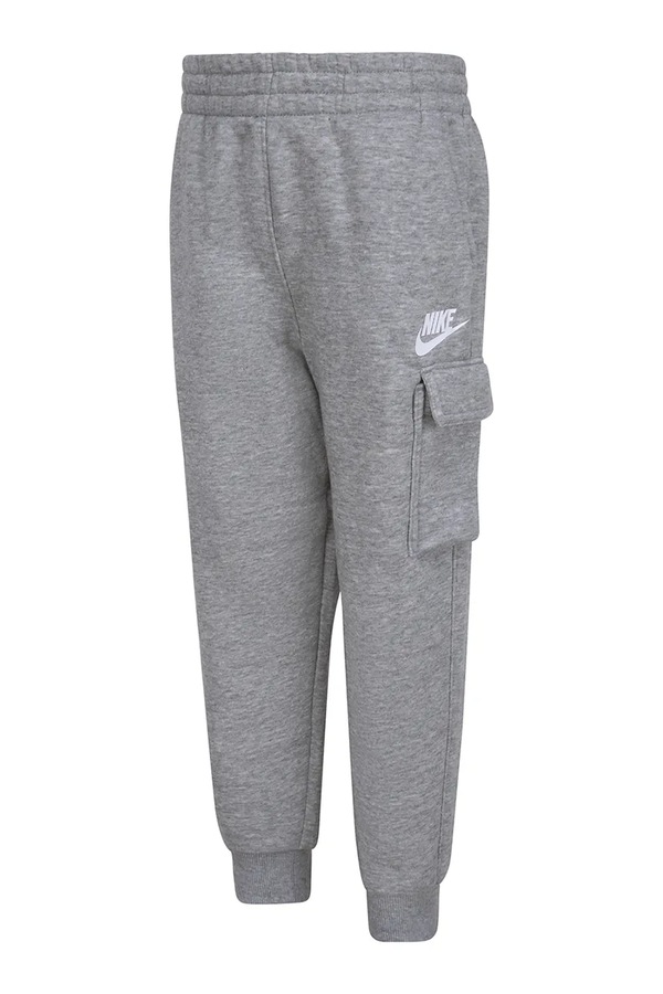 Спортивні штани дитячі з бавовною Nike колір сірий фото 2