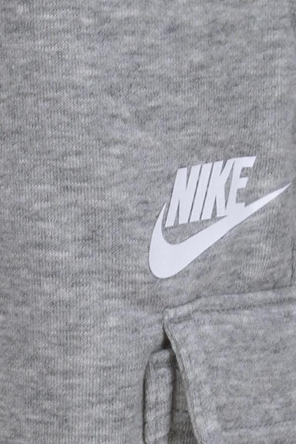 Спортивні штани дитячі з бавовною Nike колір сірий фото 4
