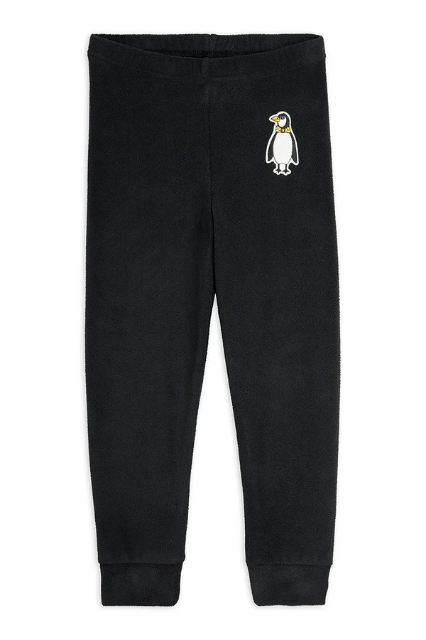 Спортивные брюки детские Mini Rodini Penguin цвет черный