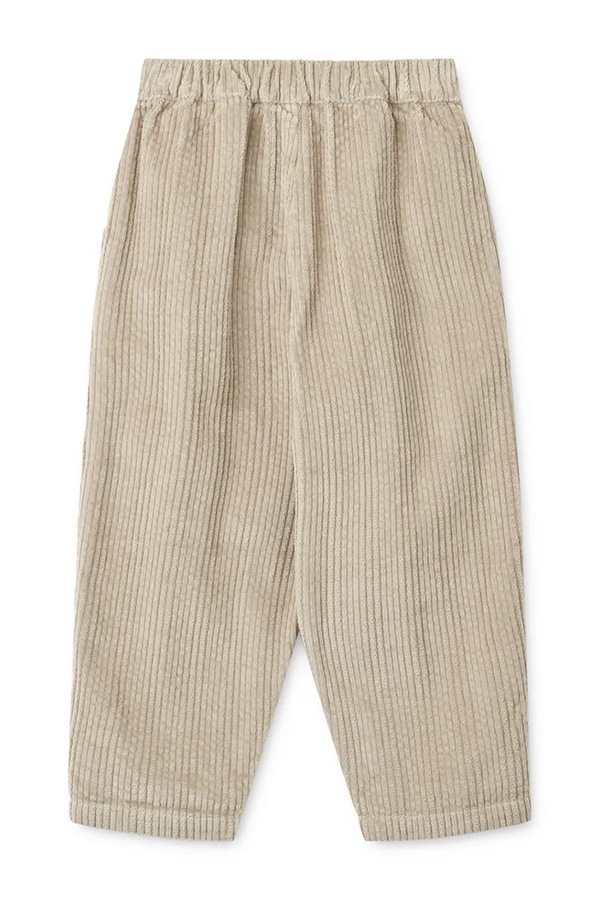 Штани дитячі бавовняні Liewood Borris Corduroy Pants колір бежевий фото 3